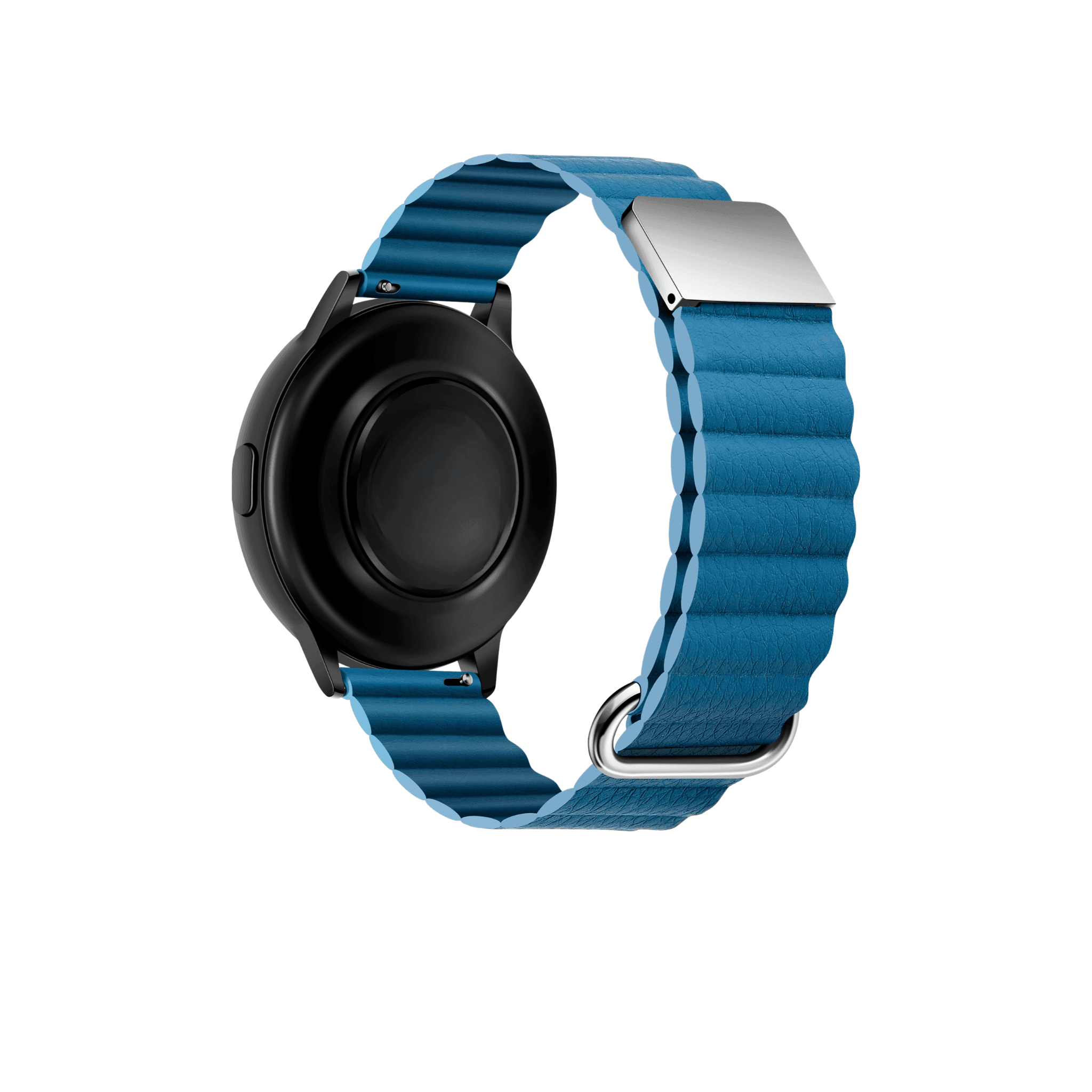 Fusion Lederarmband in Orchideeblau – einzigartiger Farbton in edlem Leder mit stilvollem Magnetverschluss, trendig und komfortabel